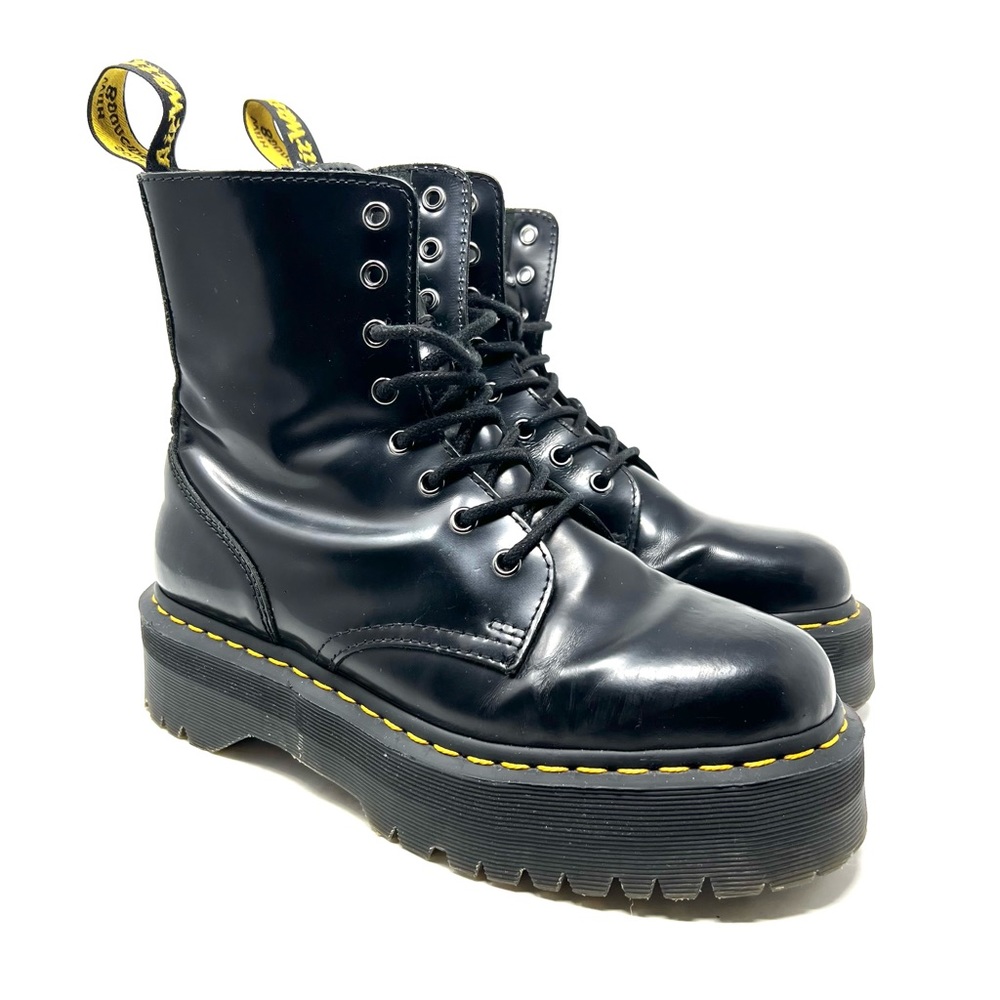 Dr. Martens Jadon Boots Women’s 10 Men’s 9 Black Lace Up Platform Grunge Goth